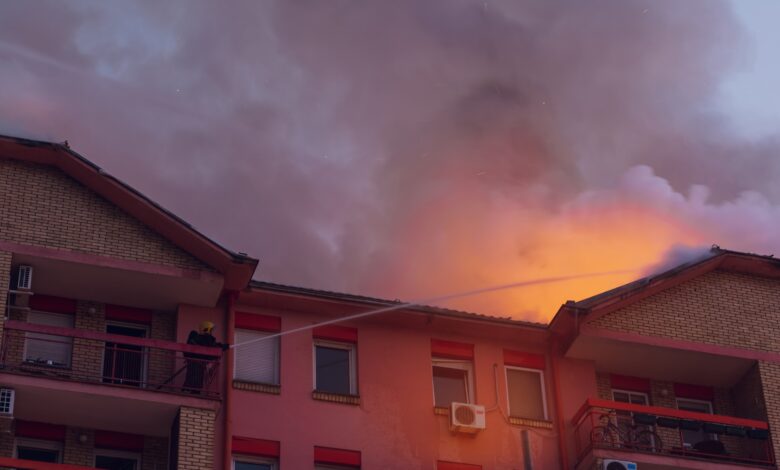 Brand in einer Wohnung © Envato Elements